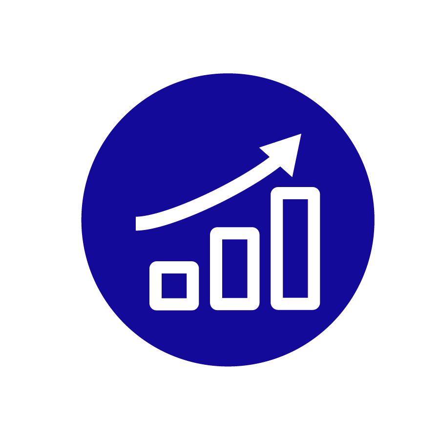 upward chart icon
