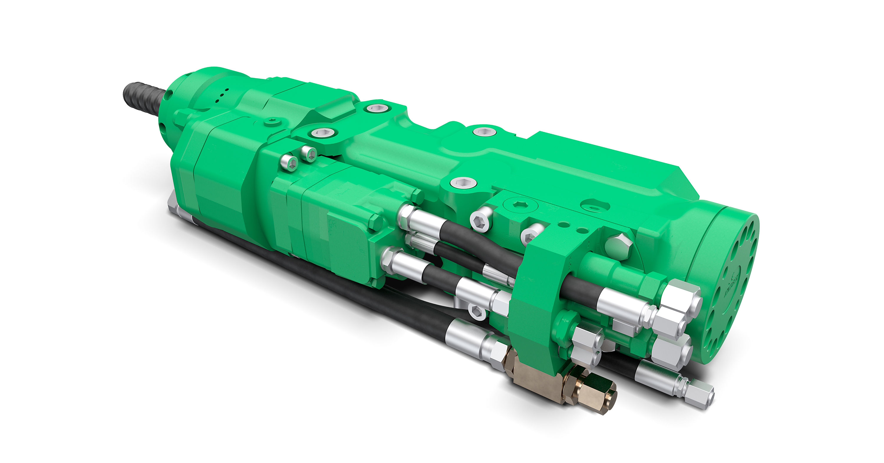 green Montabert drifter attachments