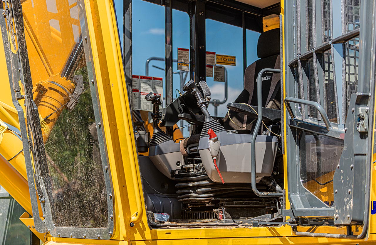 Comfortable, quiet cab