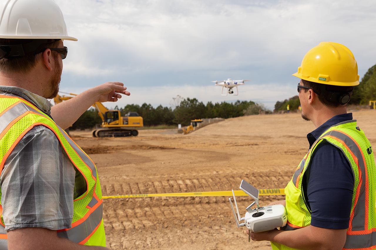Komatsu Smart Construction drone