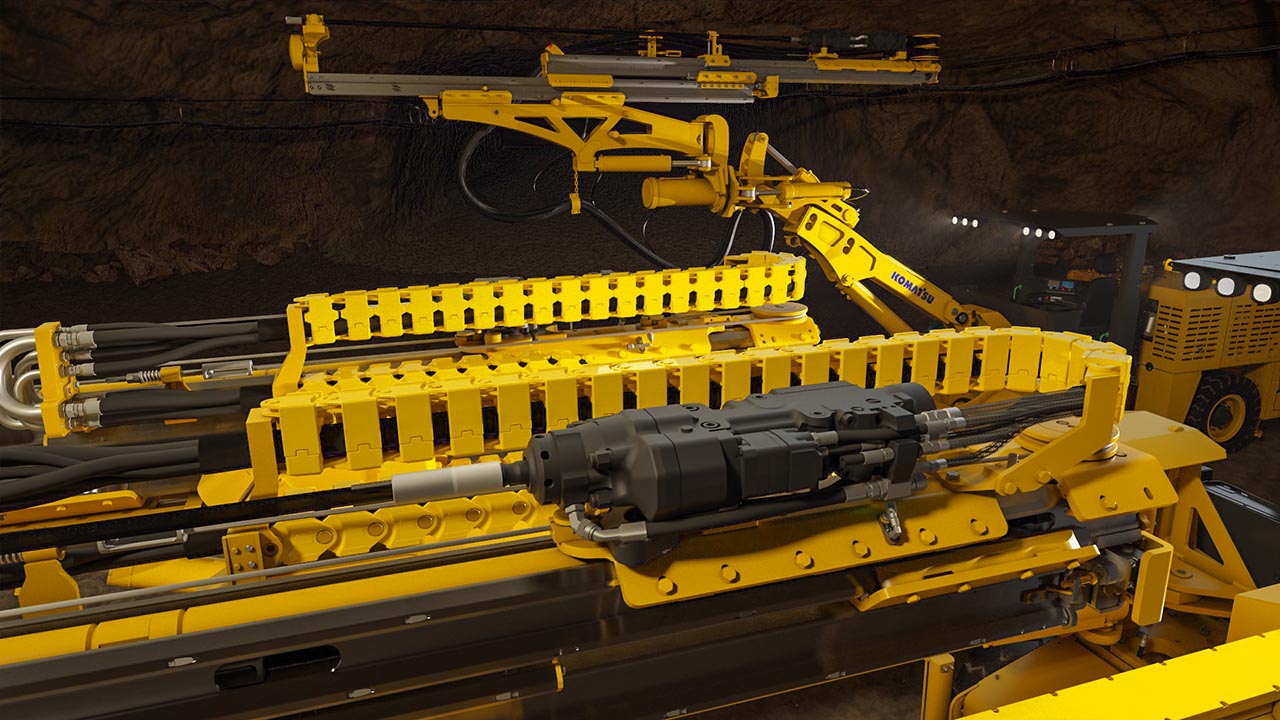 Komatsu ZB21 underground hard rock 