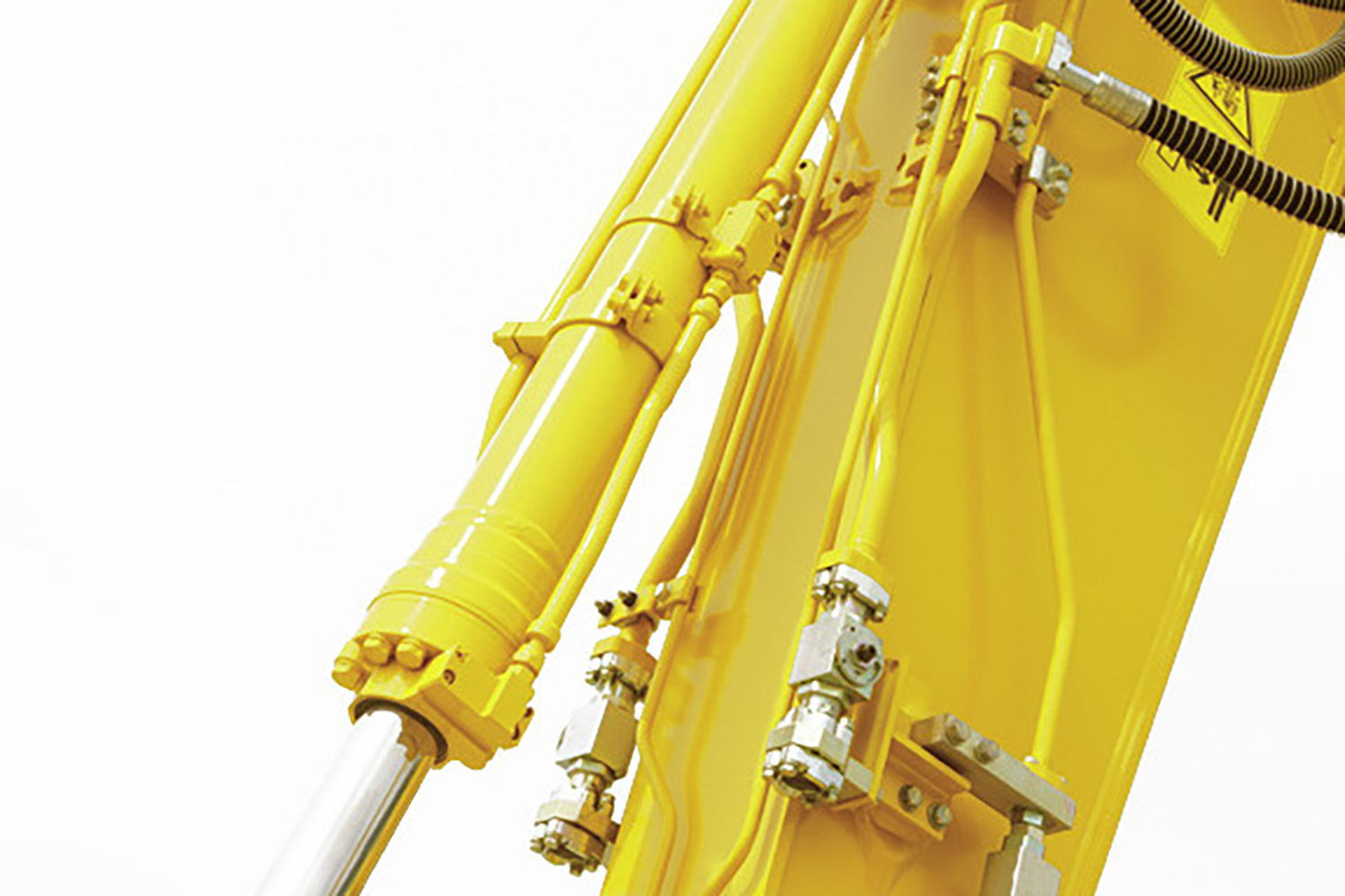 Stroke sensing hydraulic cylinder