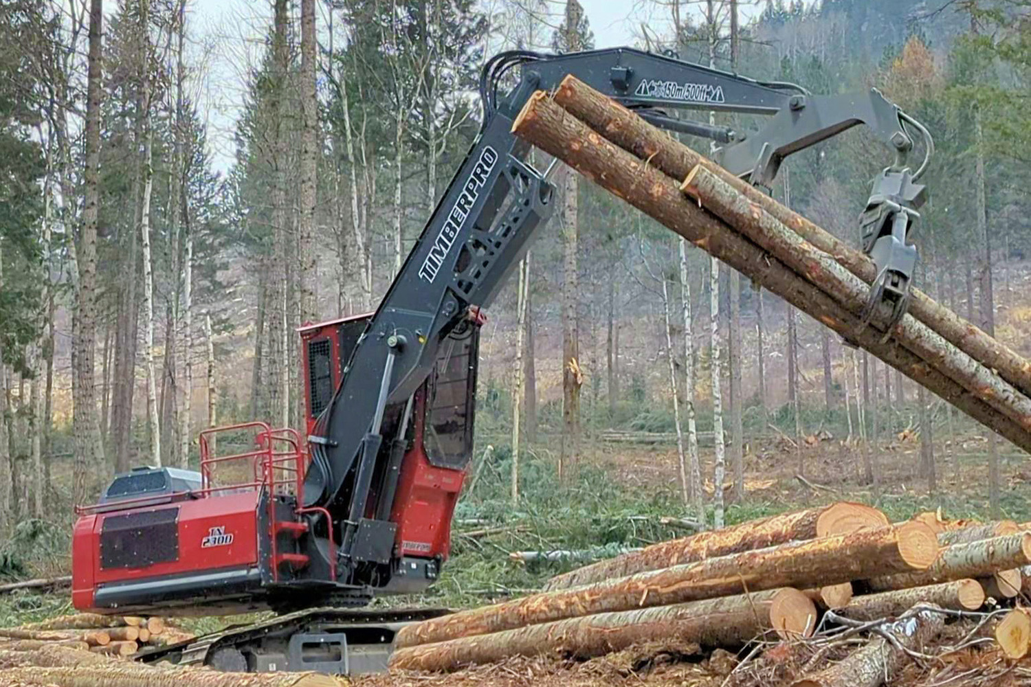 Purpose-built forestry machine