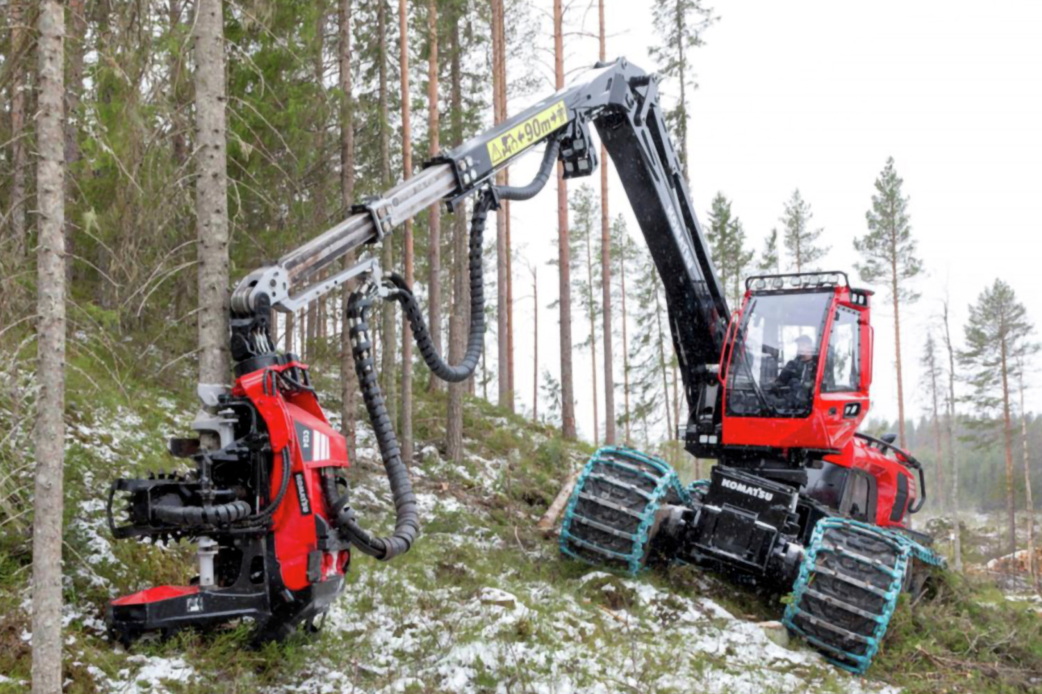 Powerful parallel crane