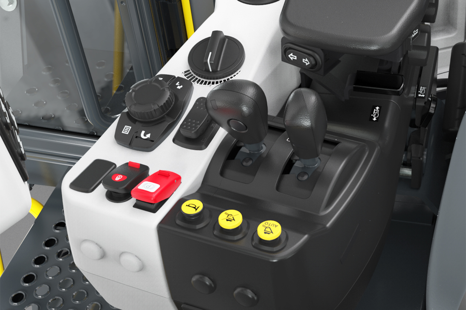 Independent work equipment control