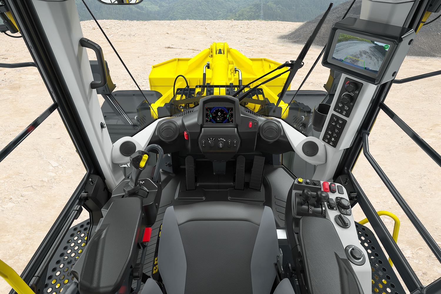 Comfortable operator cab