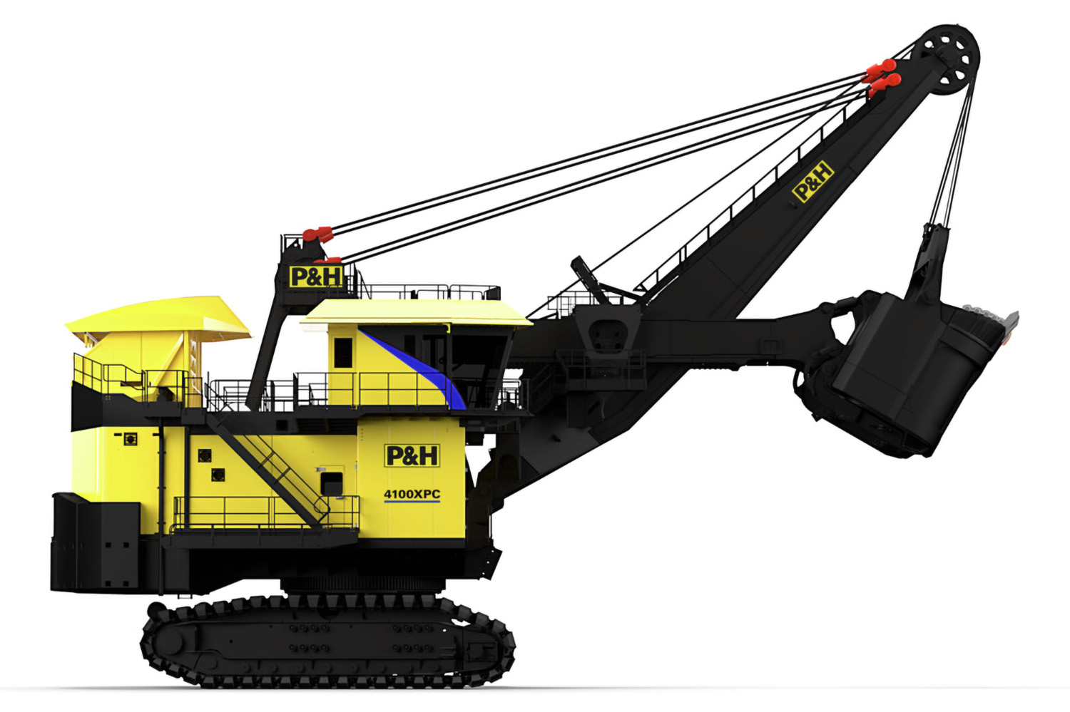 Electric rope shovel