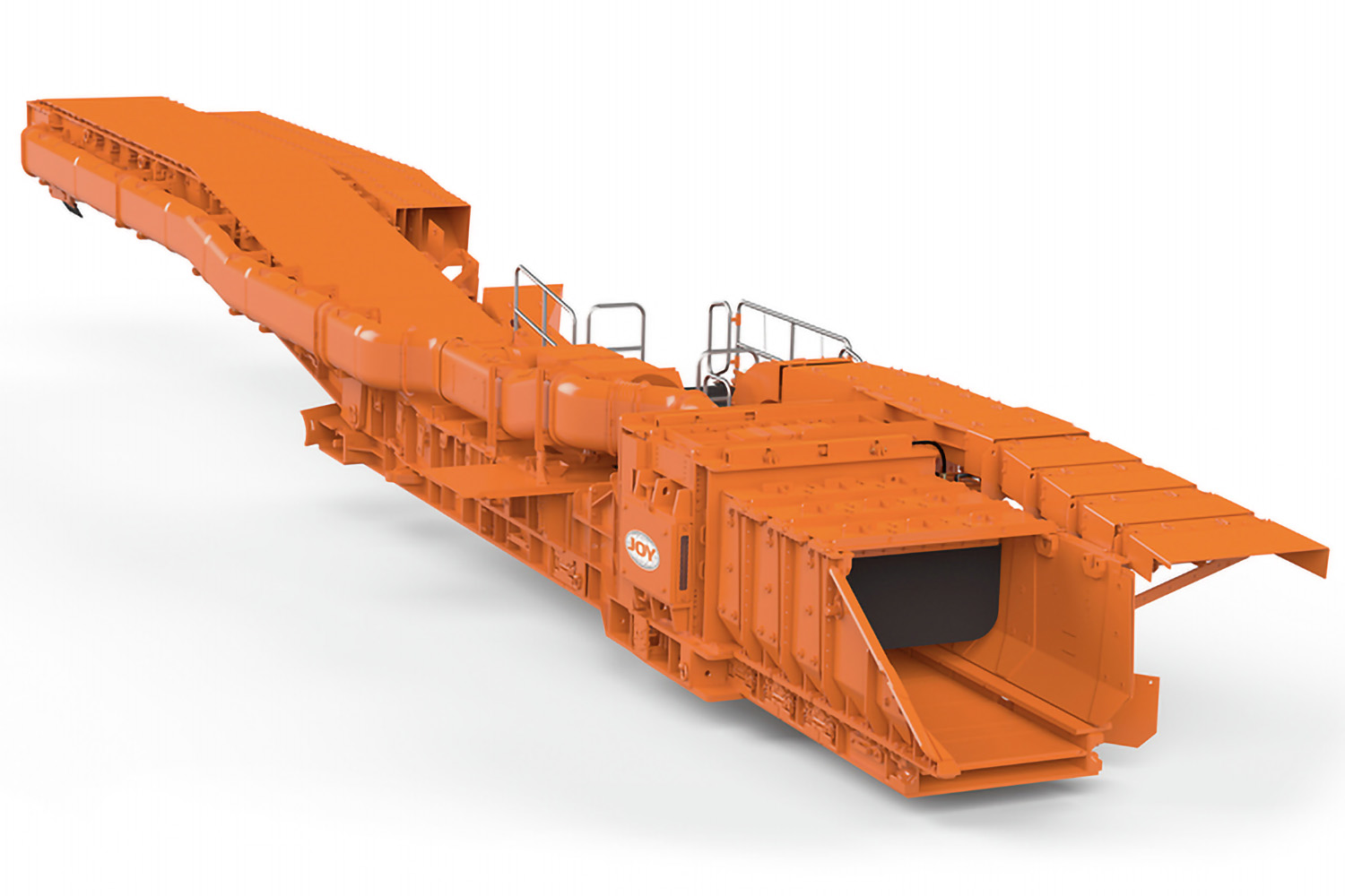 Beam stage loader and belt tail end