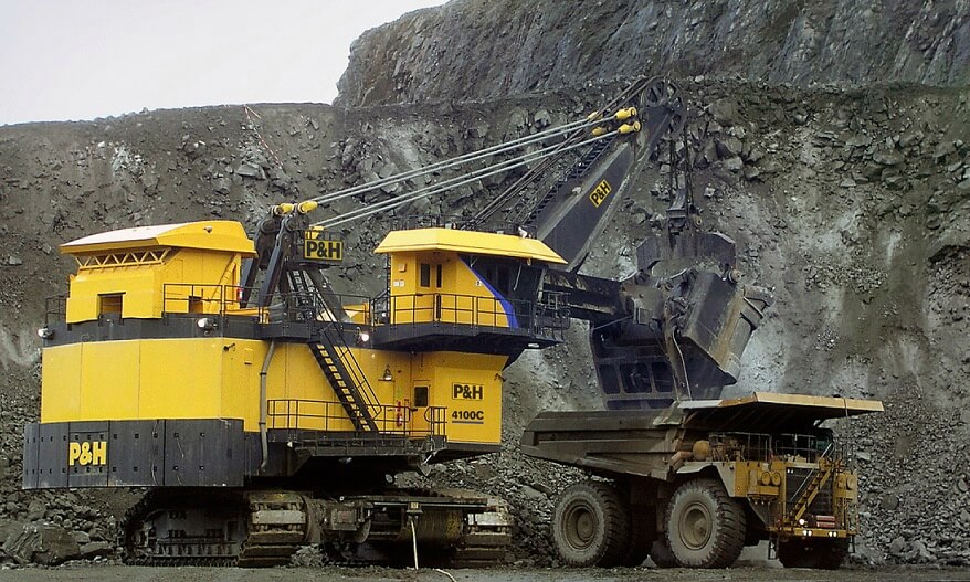 4100C Boss electric rope shovel