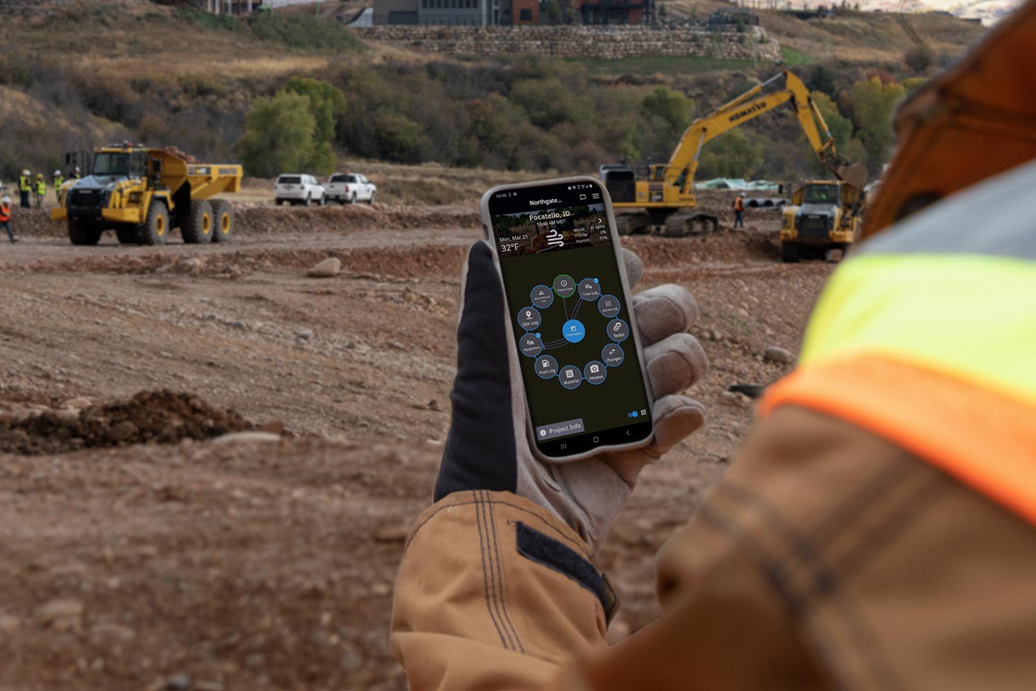 Komatsu Smart Construction field