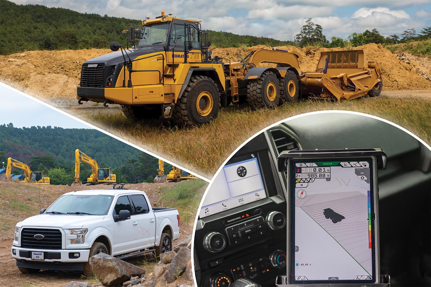 Komatsu Smart Construction 3D Machine Guidance Flex